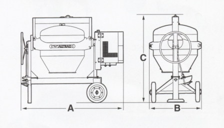 Technische tekening Vito V200